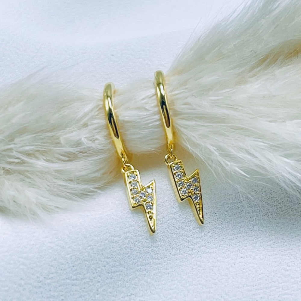 Gold huggie hoop earrings, Small hoops, Tiny hoops, Dainty charm hoop earrings,